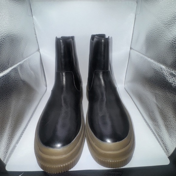 Sperry Shoes - Women's‎ Highland Chelsea Chunky Leather Boot Black (STS88884)